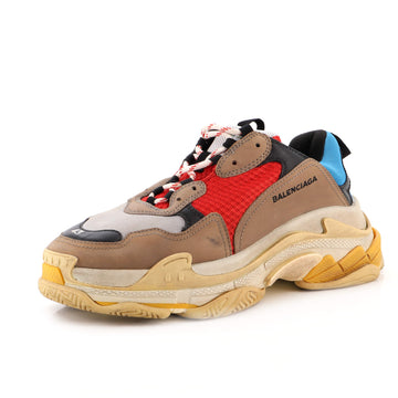 Balenciaga Men's Triple S Sneakers Fabric and Mesh with Leather
