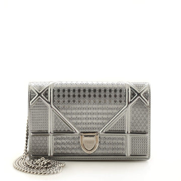 Christian Dior Diorama Wallet on Chain Cannage Embossed Calfskin