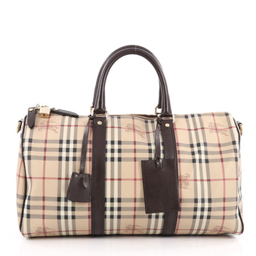 Burberry Convertible Weekend Duffle Bag Coated Canvas 1915401