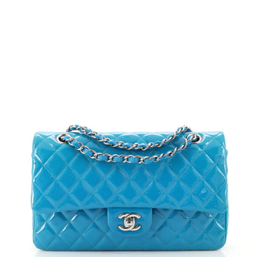 Chanel Classic Double Flap Bag Quilted Patent Medium
