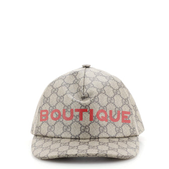 Gucci Baseball Cap Printed GG Coated Canvas