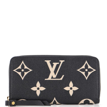Louis Vuitton Zippy Wallet Bicolor Monogram Empreinte Giant