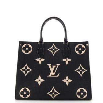 Louis Vuitton OnTheGo Tote Bicolor Monogram Empreinte Giant MM