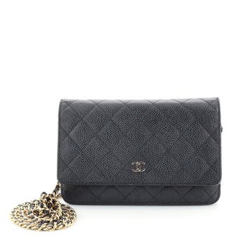 Chanel Wallet on Chain Quilted Caviar