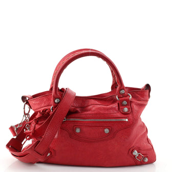 Balenciaga Town Giant Studs Bag Leather