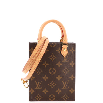 Louis Vuitton Petit Sac Plat Bag Monogram Canvas