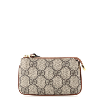 Gucci Key Pouch GG Coated Canvas