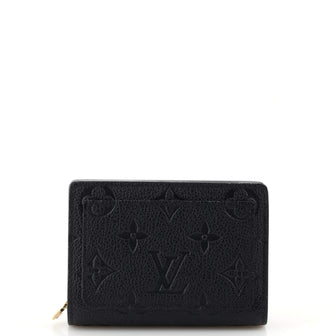 Louis Vuitton Clea Wallet Monogram Empreinte Leather Black 1917373