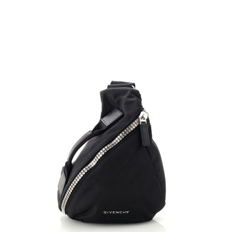 Givenchy G-Zip Triangle Bag Nylon Small