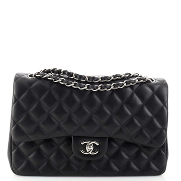 Chanel Classic Double Flap Bag Quilted Lambskin Jumbo