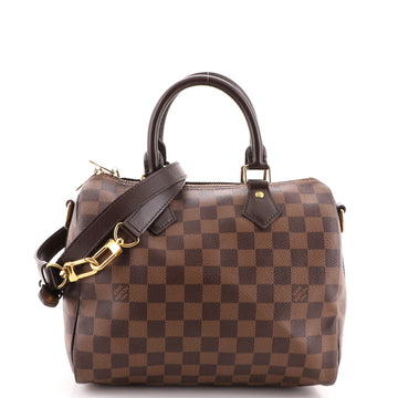 Louis Vuitton Speedy Bandouliere Bag Damier 25