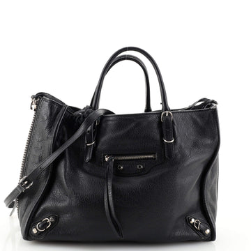 Balenciaga Papier A6 Zip Around Classic Studs Bag Leather