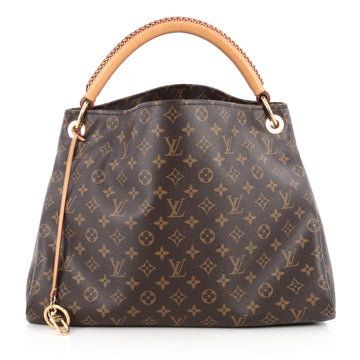Louis Vuitton Artsy Handbag Monogram Canvas MM Brown