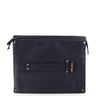 Valentino Garavani Rockstud Trim Pouch Leather Medium