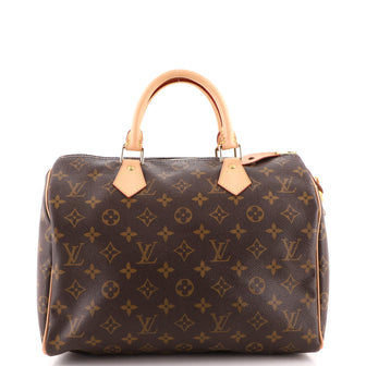Louis Vuitton Speedy Handbag Monogram Canvas 30