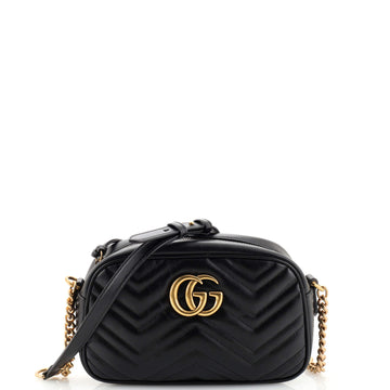 Gucci GG Marmont Shoulder Bag Matelasse Leather Small