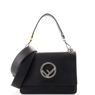 Fendi Kan I F Shoulder Bag Leather Medium