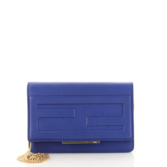 Fendi Tube Wallet On Chain Leather