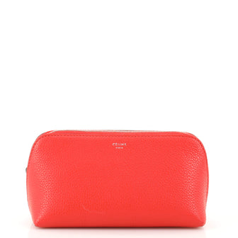 Celine Cosmetic Pouch Leather Small