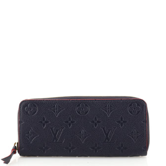 Louis Vuitton Clemence Wallet Monogram Empreinte Leather