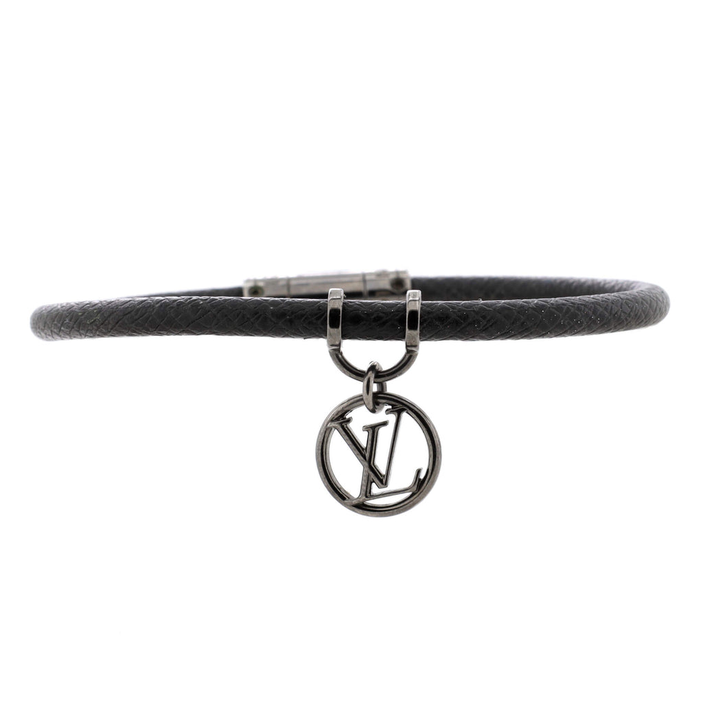Louis Vuitton x NBA Hang It Leather Bracelet Monogram Brown in Leather with  Goldtone  GB