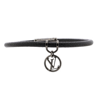 Louis Vuitton Hang It Bracelet Leather Black 1920132