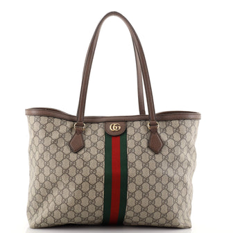 Gucci Ophidia Shopping Tote GG Coated Canvas Medium