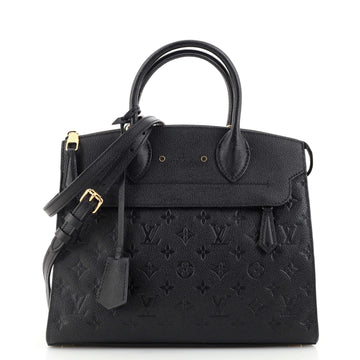 Louis Vuitton Pont Neuf Handbag Monogram Empreinte Leather MM