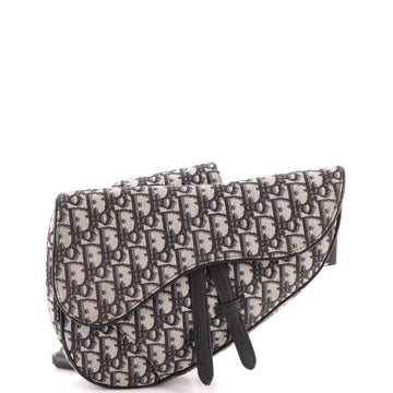 Christian Dior Saddle Crossbody Bag Oblique Canvas