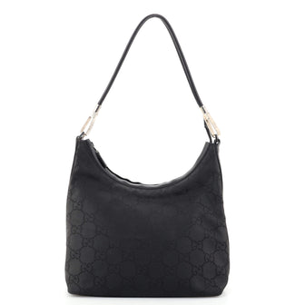 Gucci Ring Handle Zip Hobo GG Canvas Medium