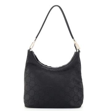 Gucci Ring Handle Zip Hobo GG Canvas Medium