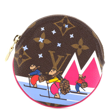 Louis Vuitton Round Coin Purse Limited Edition Monogram Canvas