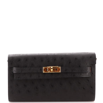Hermes Kelly To Go Wallet Ostrich