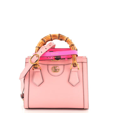 Gucci Diana NM Bamboo Handle Tote Leather Mini