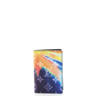 Louis Vuitton Pocket Organizer Limited Edition Monogram Sunset Canvas