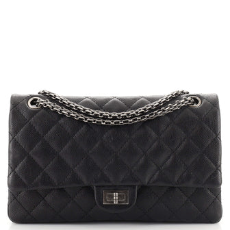 Chanel Reissue 2.55 Flap Bag Quilted Caviar 226