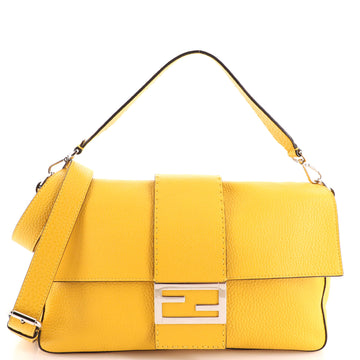 Fendi Selleria Baguette NM Bag Leather Large