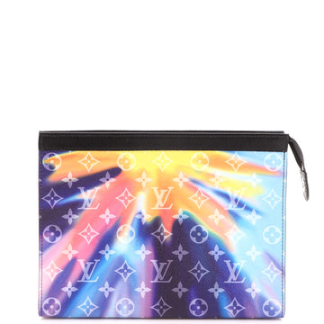Louis Vuitton Pochette Voyage Limited Edition Monogram Sunset Canvas MM