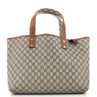 Gucci Web Loop Tote GG Coated Canvas Medium
