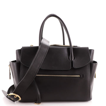 Salvatore Ferragamo Double Compartment Convertible Satchel Leather Medium