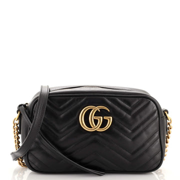 Gucci GG Marmont Shoulder Bag Matelasse Leather Small