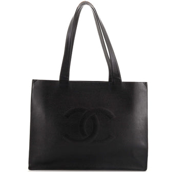 Chanel Vintage Timeless Shopping Tote Caviar