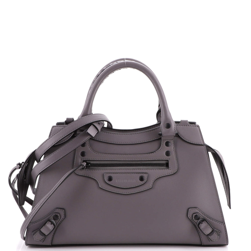 Balenciaga Neo Classic Small Leather Top Handle Shoulder Bag Brown NWT   eBay