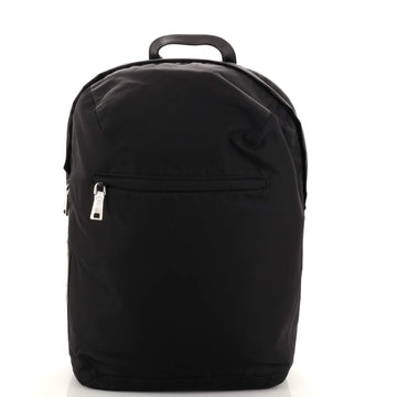 Prada Logo Patch Backpack Tessuto Large