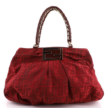 Fendi Mia Tote Zucca Canvas Large