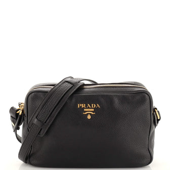 Prada Double Zip Camera Bag Vitello Phenix Medium