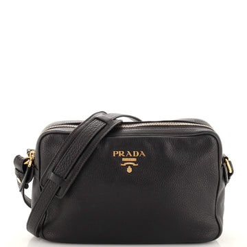 Prada Double Zip Camera Bag Vitello Phenix Medium