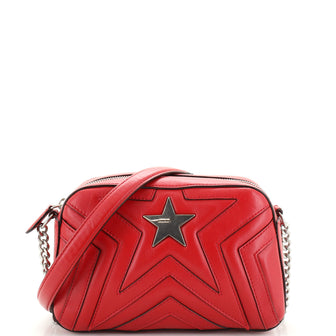 Stella McCartney Stella Star Camera Bag Quilted Faux Leather Small