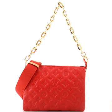 Louis Vuitton Coussin Bag Monogram Embossed Lambskin PM