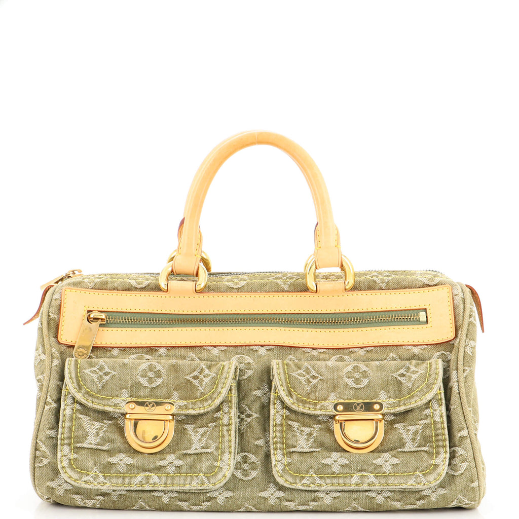 Louis Vuitton Neo Speedy Bag Denim Green 19238164